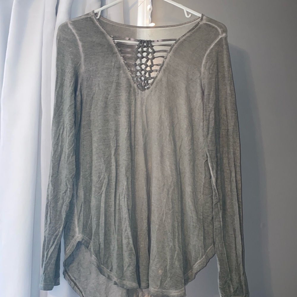 American Eagle Green Soft & Sexy Long Sleeve